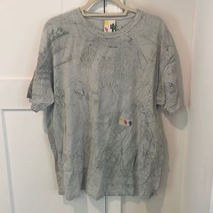 Stevenson Ranch not my first rodeo tonal dye distressed-look tshirt XL